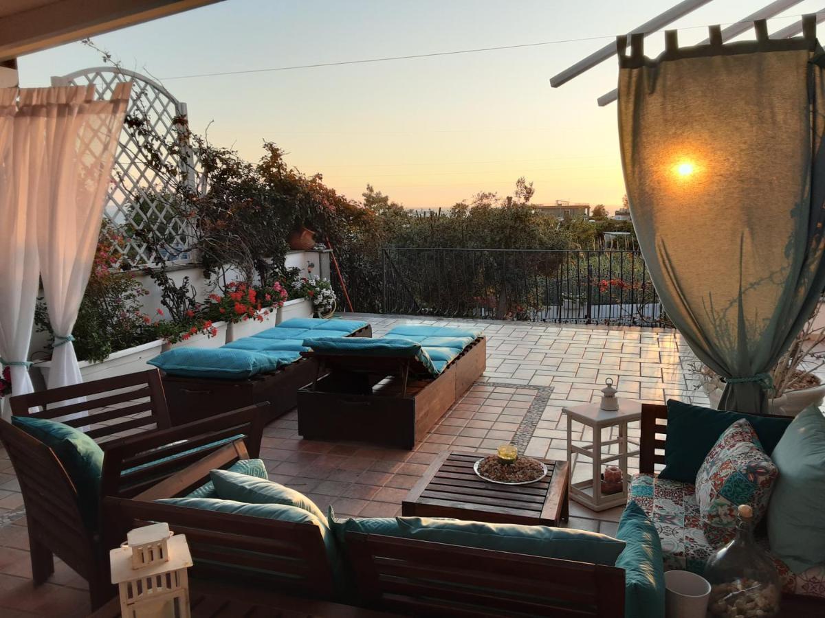 Domus Parva - Villa Con Bio-Piscina, Spa Privata E Appartamenti Panoramici Bacoli Extérieur photo