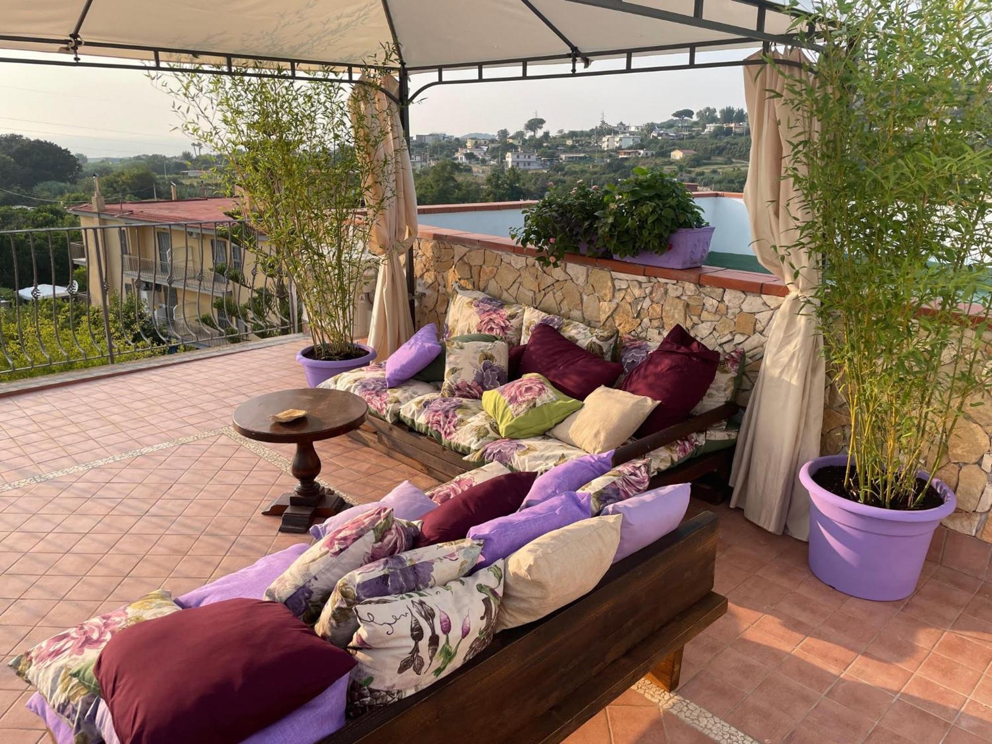 Domus Parva - Villa Con Bio-Piscina, Spa Privata E Appartamenti Panoramici Bacoli Extérieur photo